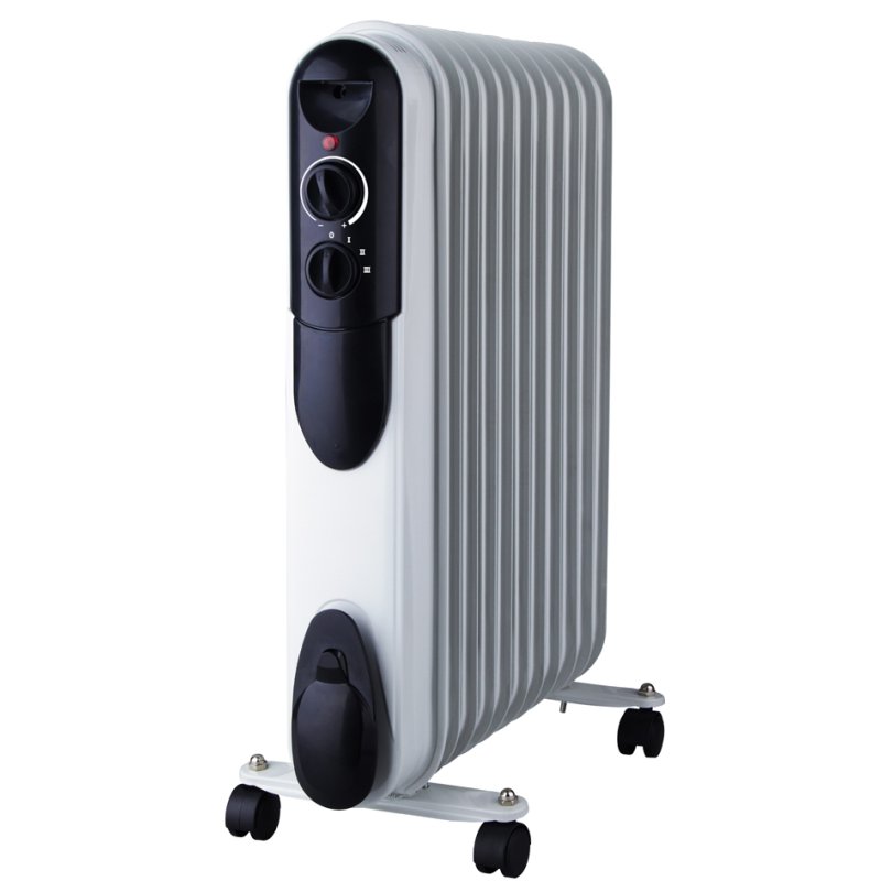 Little Balance Radia radiateur à huile, blanc, 2500 W, 11 éléments, 3 positions