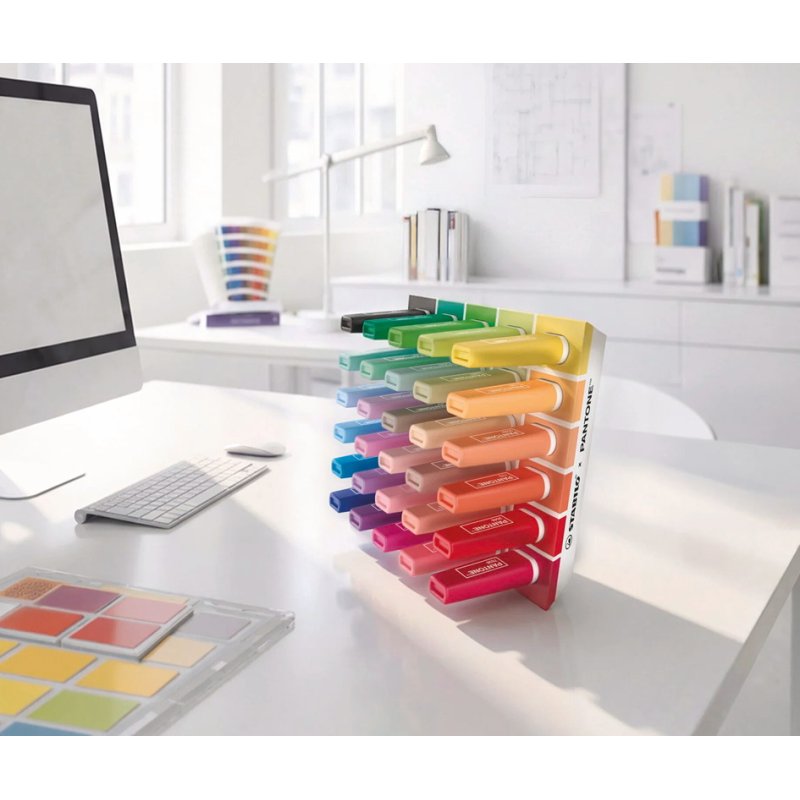 STABILO highlighter BOSS ORIGINAL Pantone, 30 pieces, assorted colours, 2.0-5.0 mm
