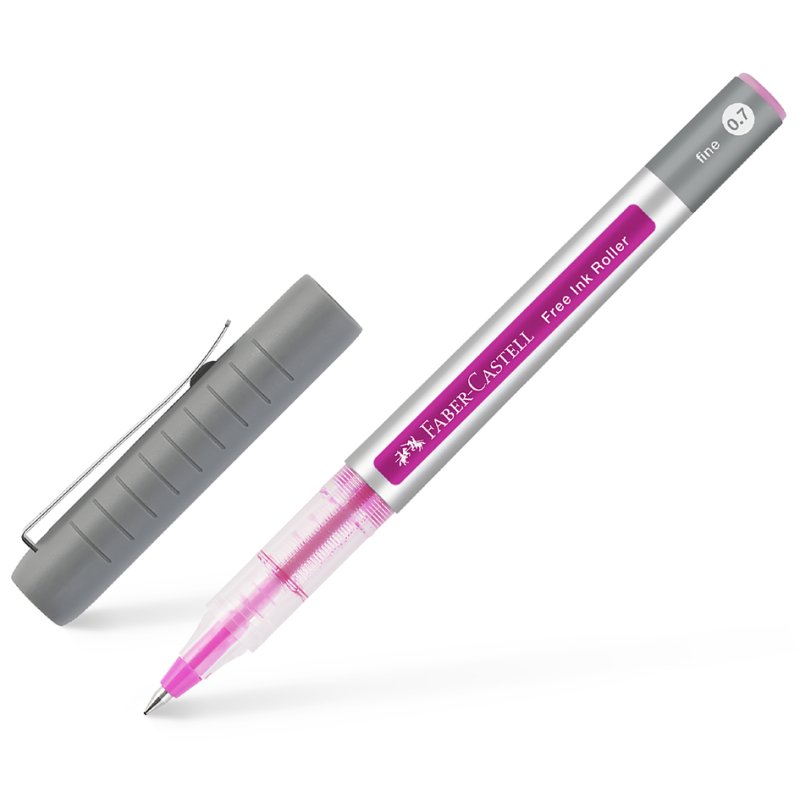 FABER-CASTELL rollerpen Free Ink Fine, groen, 0,4 mm