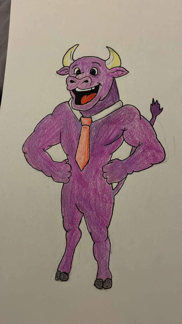 Definitieve tekening van Dex door Ace