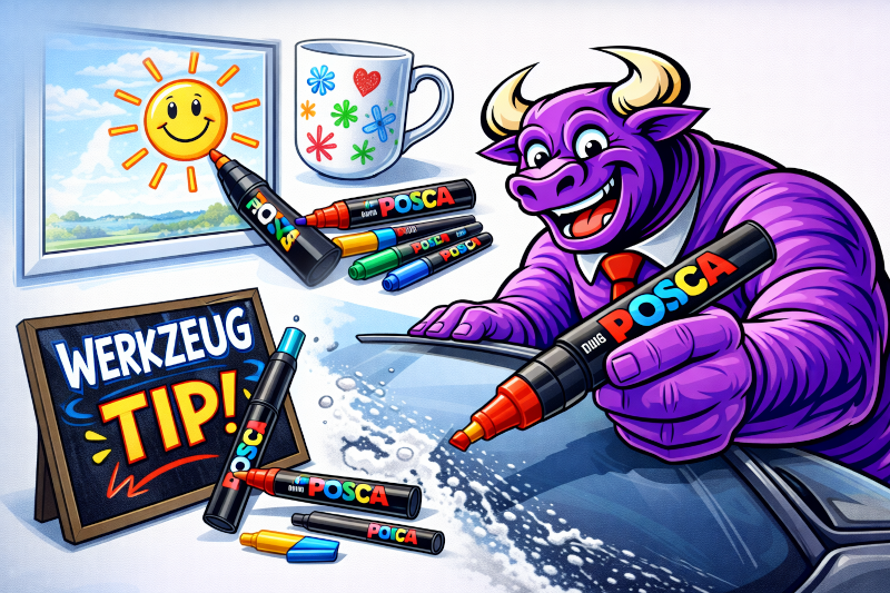 POSCA Pigmentmarker Zwart: schrijf voor altijd (bijna)