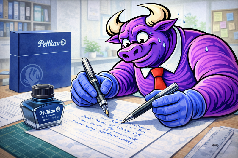 Pelikan Neon Zwart vulpen: schrijven als een pro voor €12,03