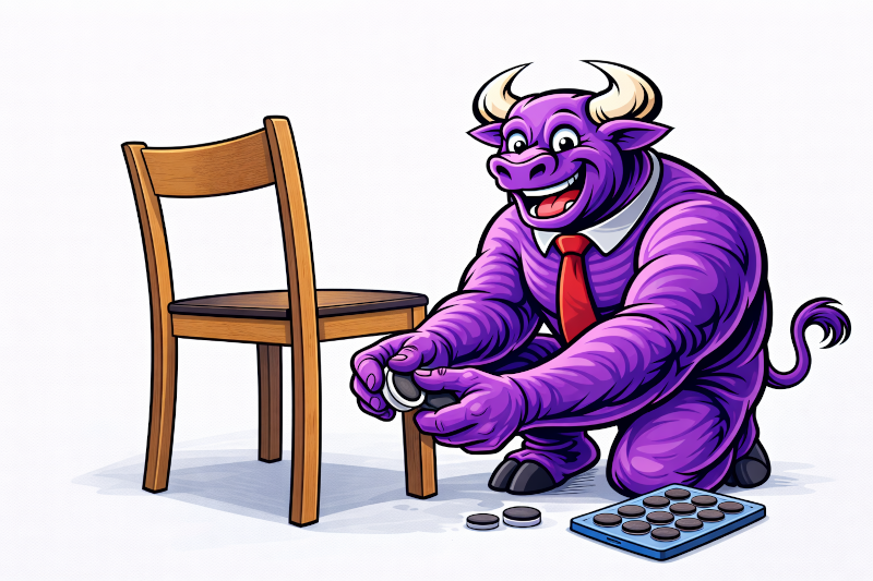 tesa Vilt-glijder bruin 26 mm: bescherm je vloer als een pro