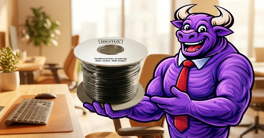DIGITUS Telefoonsnoer 100 Meter: Nooit Meer Te Kort!